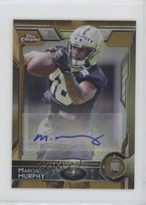 2015 Topps Chrome Mini Rookies Gold Refractor 2/10 Marcus Murphy #143 Auto 0af