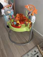 Fisher-Price Jumperoo Rainforest Bouncer Baby Toy with Lights and Music