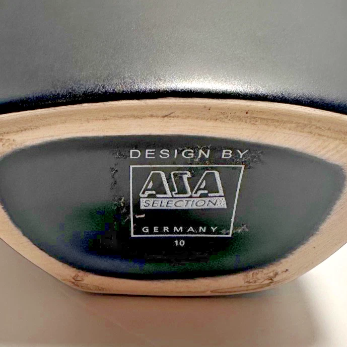 Tall Matte Black Ceramic Vase by ASA Germany - Modern Minimalist Decor - Image 2 of 4