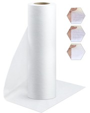 Woven Cotton Iron-On Fusible Interfacing, 16.1 inch X 10 Yards White Heavy We...
