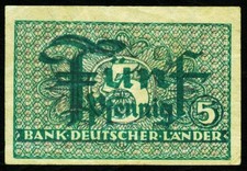 DEUTSCHLAND. 5 Pfennig 1948. 250