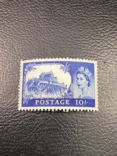 Great Britain 1955-58 QEII 10/- ultramarine MNH