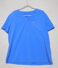 Figs Technical Collection Scrub Top Women's Sz. XL V neck front pocket