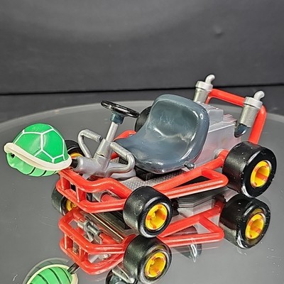 Nintendo Mario Kart 64 MARIO Pull Back Go-Kart With Shooting Shell Works!