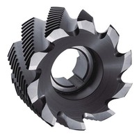 Tecwerk WalzenstirnfräSer Din 1880 Typ Nr Nenn-Ø 50 Mm Hss-Co5 Ticn