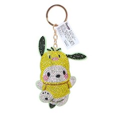 Brand New Pochaco Pochacco Rhinestone Mascot 2 Key Holder/Key Chain Sanrio Sanr