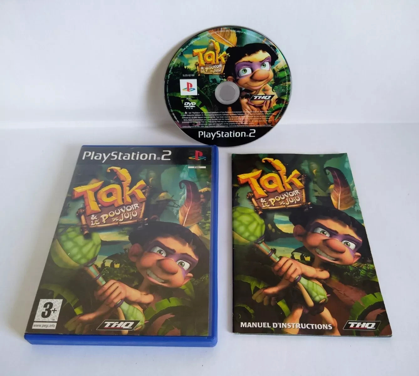 Jeu PS2 Tak et le Pouvoir de Juju Complet PAL VF Sony PlayStation 2 Testé - BE