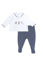 (TG. 3 mesi) Chicco, Completo Neonato, Coprifasce e Ghettine in Morbido Cotone,