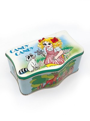 Candy Candy Blechdose CARAMELLE SPERLARI VINTAGE 1980 TOEI OLYMPUS
