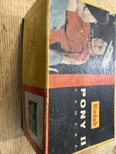 Kodak Pony II Camera Vintage Late 1940s/Early 1950s Original Box And Papers