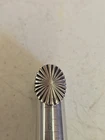 Vintage Southwestern Style Silver Concho Ring Size 4 Unmarked