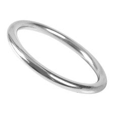 Heavy Duty 1Pc 304 Stainless Steel Welded Ring 10mm For Fitness Rock Climbing