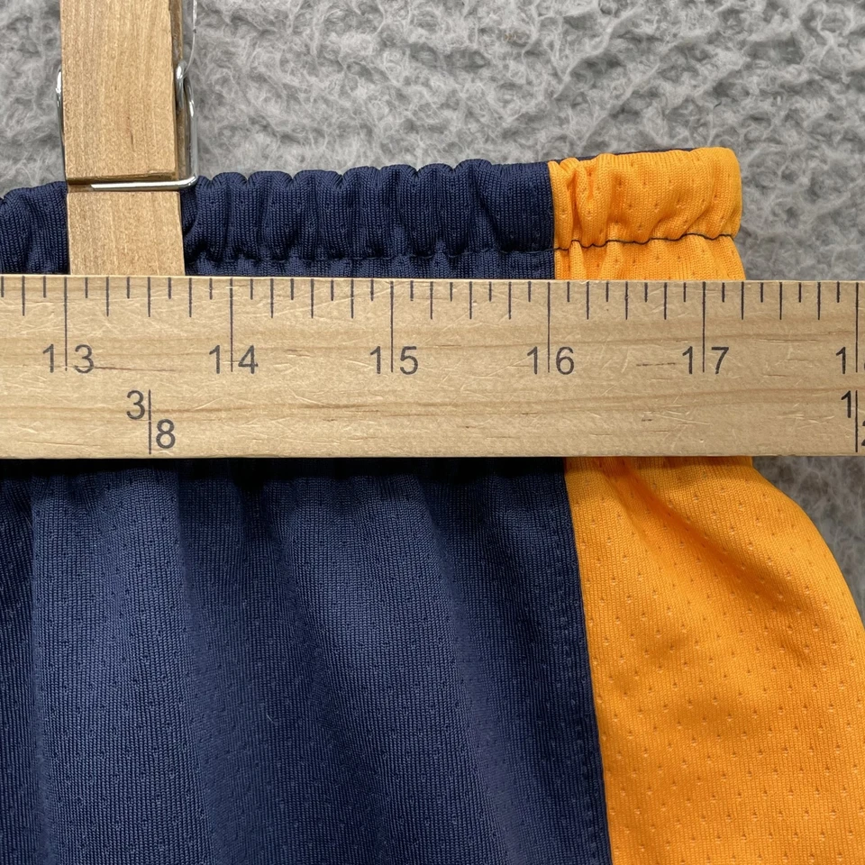 耐克 NBA 篮球短裤男式 XXL 橙色蓝色训练运动跑步健身房 90 年代 — 第 4/4 张图片