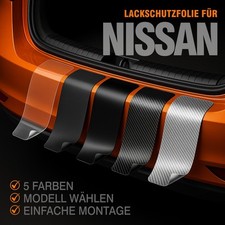 Lackschutzfolie für NISSAN ✓ Ladekantenschutz Kantenschutz Auto Folie + Zubehör
