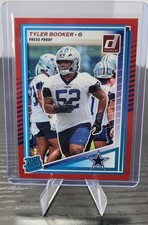 Tyler Booker 2025 Panini Donruss Football Red Press Proof Cowboys