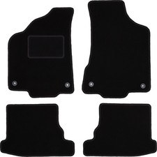 Fußmatten Automatten Velours Schwarz Volkswagen Polo III FL 6N2 1999-01 4-tlg