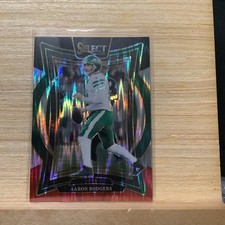 2024 Panini Select - Concourse Aaron Rodgers #40 Black & Red Shock Prizm B-18