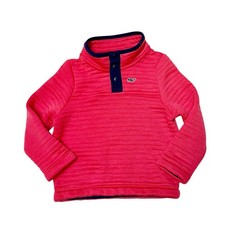 Vineyard Vines Quilted Snap Placket Pullover Sweatshirt Size 2T