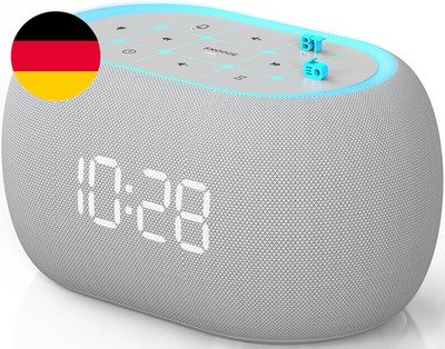 ANJANK Digitaler Radiowecker Mit Bluetooth Lautsprecher, 10W Hi-Fi Dual-Lautspre