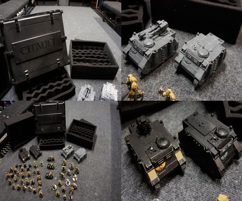 RIESIGES KONVOLUT Warhammer 40k Space Marines Bücher Gelände bemalt Armee Zitadelle Koffer - Bild 5 von 21