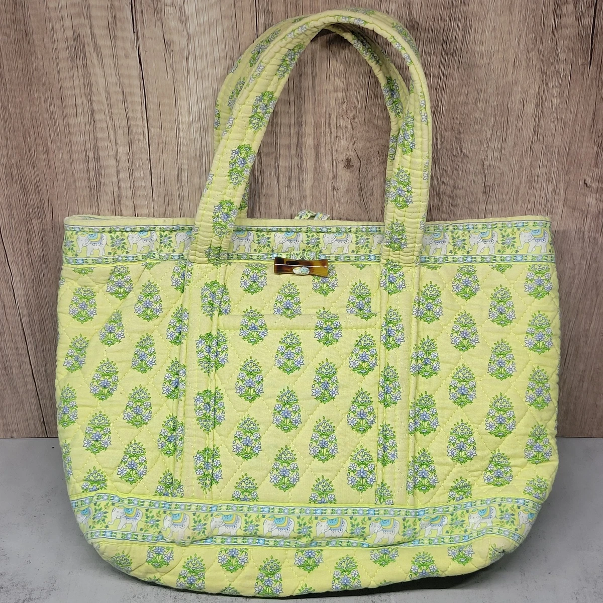 Vera Bradley Retro 70s Bohemian Quilted Yellow Provincial Crossbody Bag Vera Bradley Cassidy Diaper Bag - Trendy Baby Essentials  main image 2