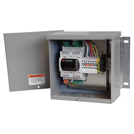 Dayton 48C175 Digital Tempinterlock, 8In, Steel, 02 V