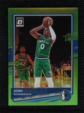 2020-21 Panini Donruss Optic Lime Green Prizm 114/149 Josh Richardson #1 0vs5