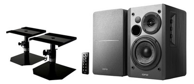 Edifier Studio R1280DB BK Stativ Set 2.0 Lautsprecher Black Bluetooth Hifi Stand