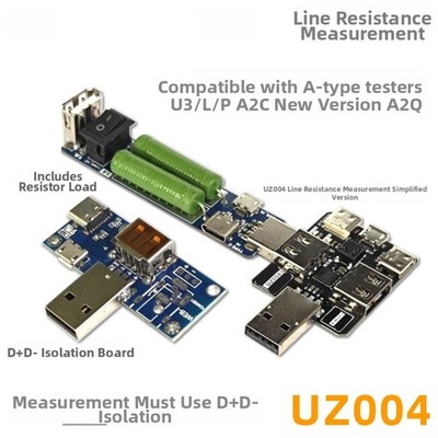 Parallel USB Ports UZ004 Resistance Kit Current Range Switch For A-Port Tester