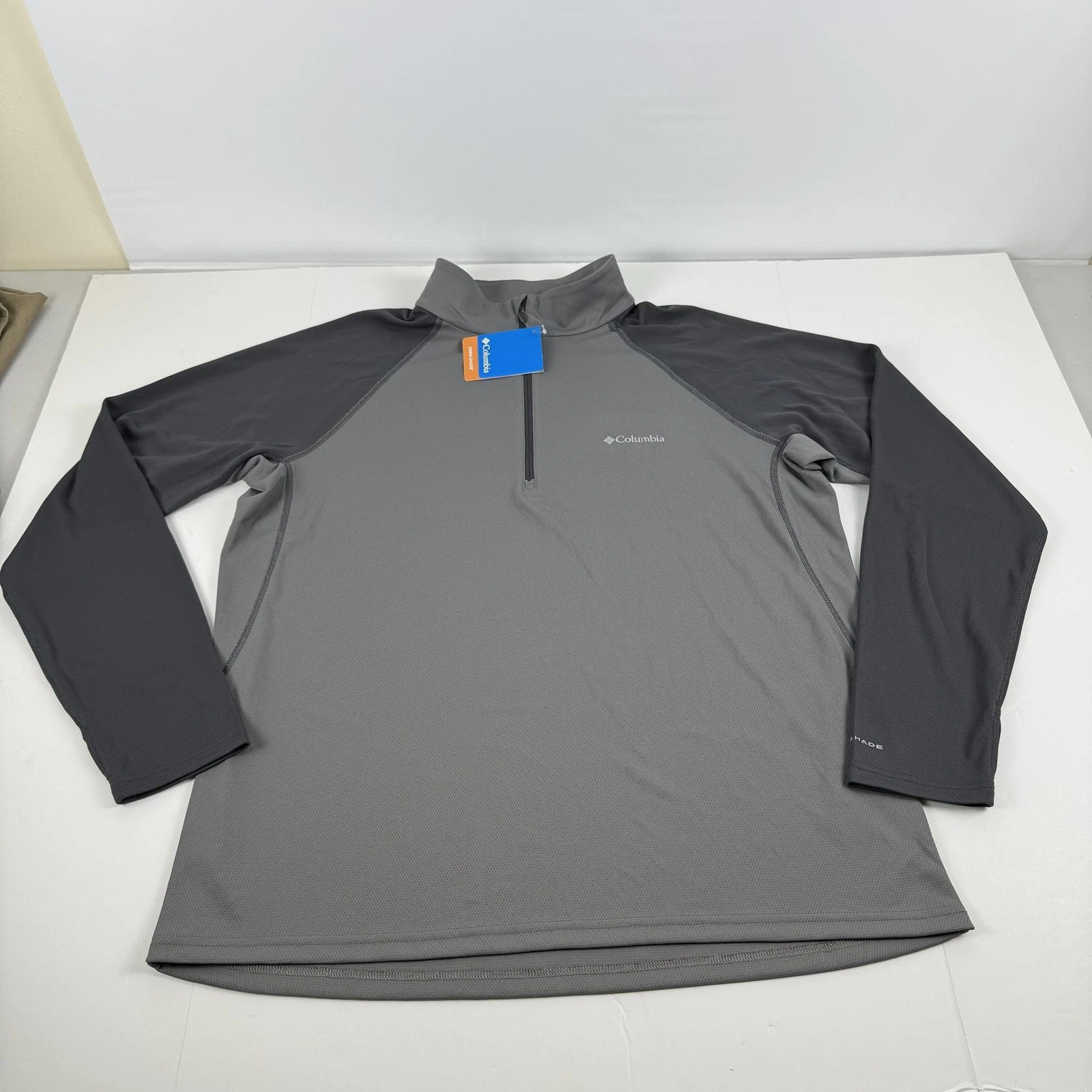 Columbia Men's Narrows Pointe Half Zip, City Grey/Shark, Size X-Large
Opens in a new window or tab