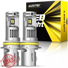 AUXITO 9007 LED Bulbs 30000LM 6000K White CanBus Ready Pack of 2