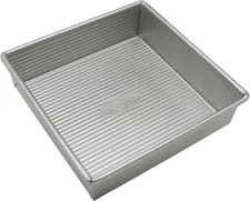 USA Pan Bakeware Nonstick Square Cake Pan, 8 Inch, Aluminized Steel