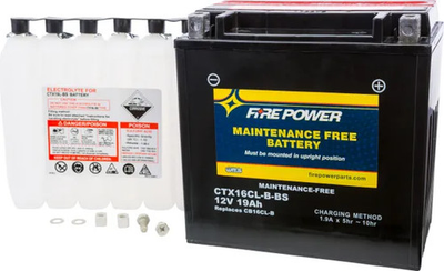 #ad #ad Fire Power Maintenance Free 12V Battery CTX16CL B BS Polaris EX 2100 04 $112.63
