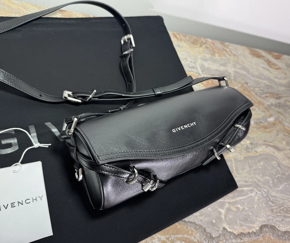 GIVENCHY Voyou Roller Black Leather Shoulder Bag Handbag RRP £1450 NEW TAGS - Image 3 of 4
