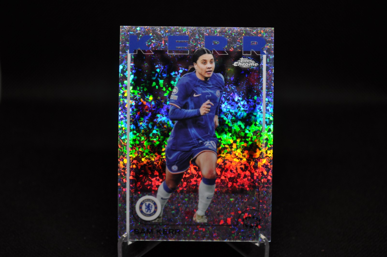 Sam Kerr 2024-25 Topps Chrome UWCL #43 Mini-Diamond Refractor