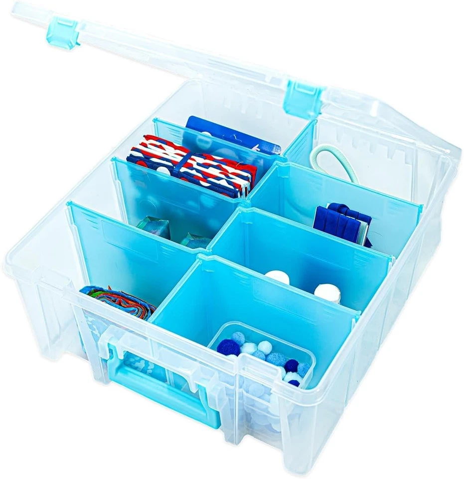 Super Satchel Double Deep Compartment Box - Art Organizer - Image 4 of 4