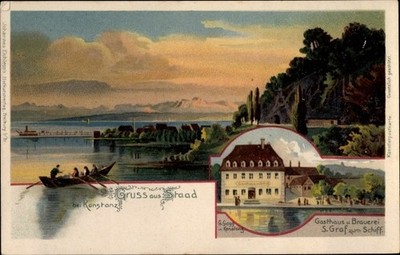 Litho Staad Constance on Lake Constance, Guest House and Brewery on Ship - 10485575