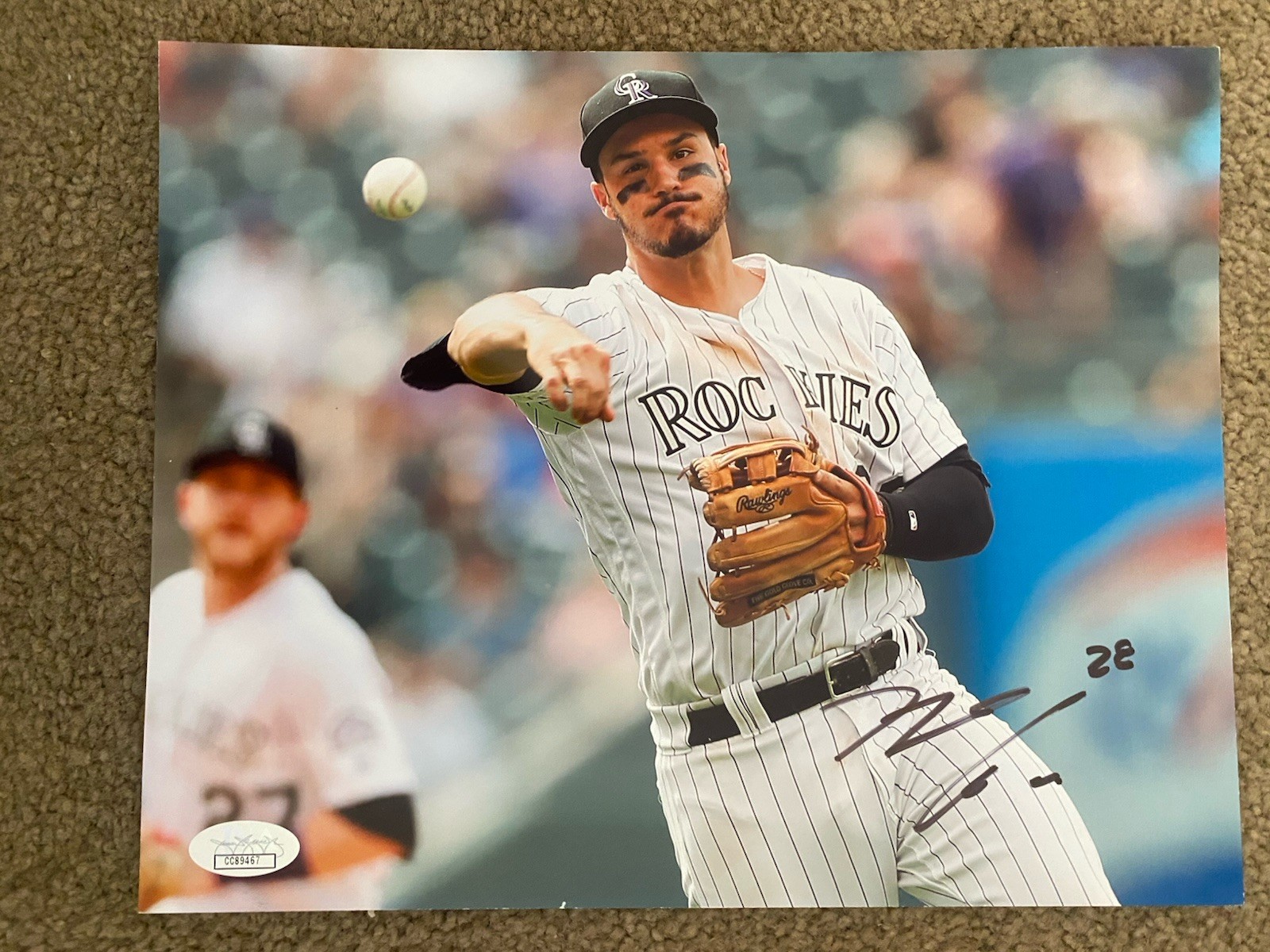Nolan Arenado Autographed Signed JSA Certified 8 X 10 Photo 