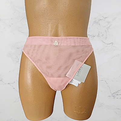 La Perla Glamour Luxus String, Tanga Rosa Gr. 40 aus Sylter Boutique  Neu