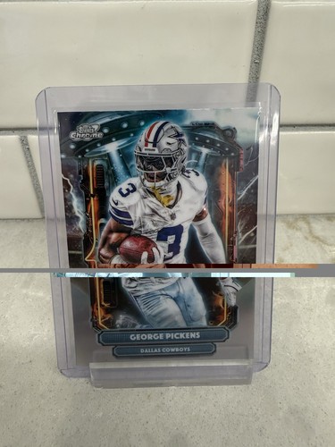 2025 Topps Chrome Cosmic George Pickens #ET-14 Extraterrestrial Dallas Cowboys