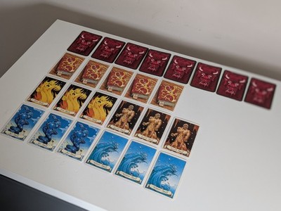 Heroquest 1989 Monster, Zauber, Quest Schatzkarten - komplett 