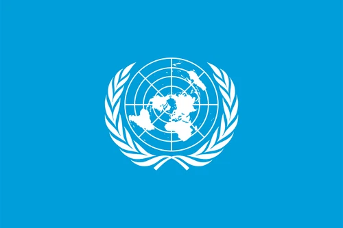 United Nations UN Flag Self Adhesive Vinyl Sticker