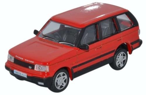 Range Rover P38 Rioja Rot 1:76 MaßStab Oxford Diecast Metall 76P38001-image