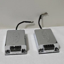 Vintage Rare Rockford Fosgate Chrome Passive Crossovers MID/TW Outputs Lot of 2