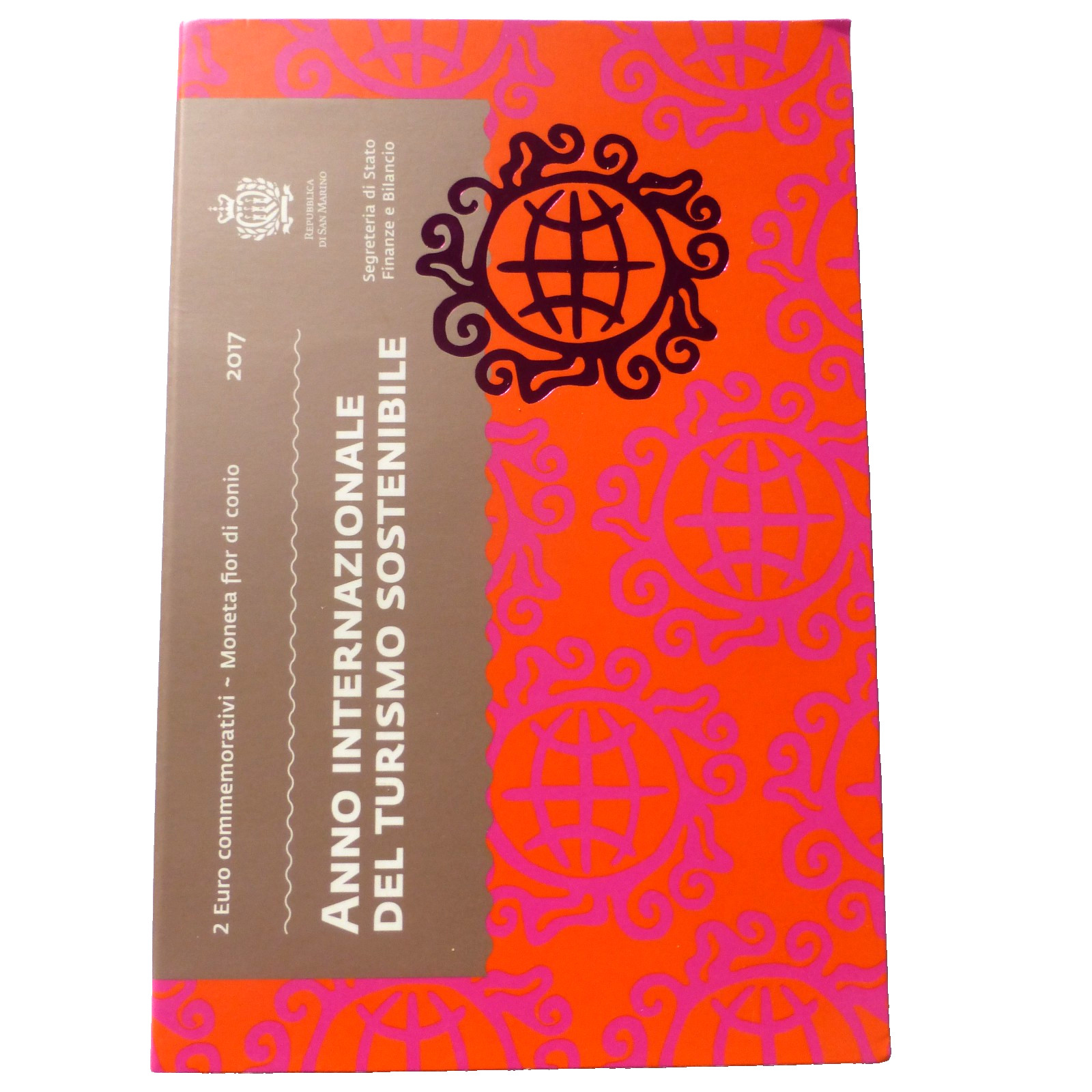 Coffret San Marin 2017 2euro commé - Année internationale du tourisme du durable