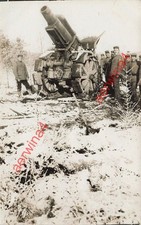 Deutscher 21cm Mörser im Einsatz bei Houthulst Flandern Belgien