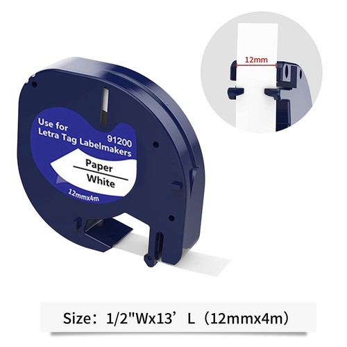 6-Teiliges Etikettenband, Kompatibel mit Label Maker, NachfüLlpapier, 3309 - Bild 6 von 8