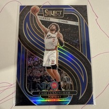 2024-25 Panini Select - Premier Level Cade Cunningham #164 Blue