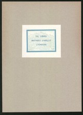 Exlibris Mathieu Varille, Lyonnois, Stadtansicht