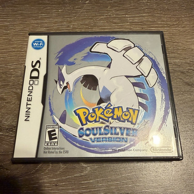 Nintendo DS - Pokemon SoulSilver Version - Original Case w/ Manual